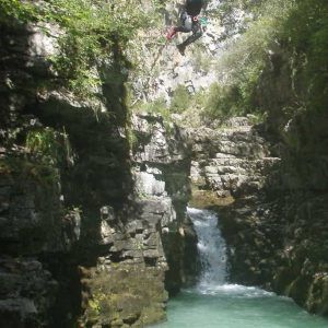 barranco del viandico segundo salto, 8 metros viandico