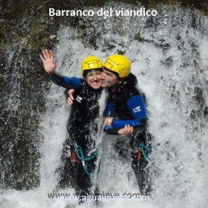 barranco del viandico cascada de los enamorados viandico