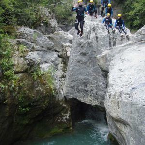 barranco del viandico salto final del viandico