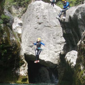 barranco del viandico salto final del viandico