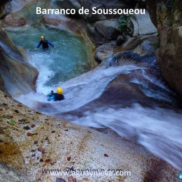 barranco de soussoueou fin de seman de barranquismo y actividades de aventura