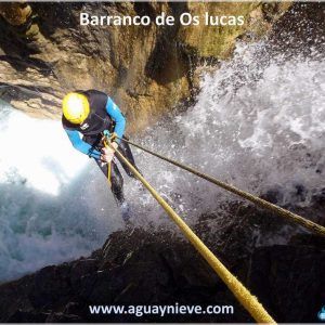 Barranco Os Lucas Barranco Os Lucas, 1º rapel del cañón