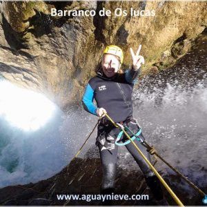 Barranco Os Lucas Barranco Os Lucas, 1º rapel del cañón