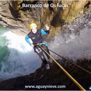 Barranco Os Lucas Barranco Os Lucas, 1º rapel del cañón