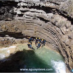 Barranco Os Lucas Barranco Os Lucas, 1º rapel del cañón