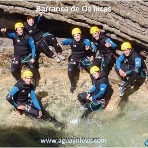Barranco Os Lucas Barranco Os Lucas, 1º rapel del cañón
