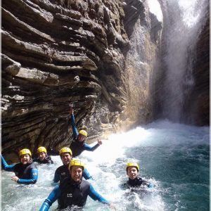 Barranco Os Lucas Barranco Os Lucas, 1º rapel del cañón