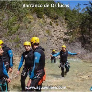Barranco Os Lucas Barranco Os Lucas, entrando al cañon
