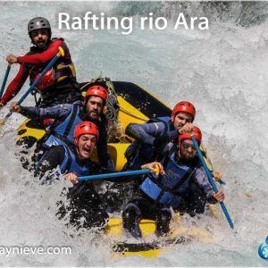 rafting rio ara torla broto en el rapido del puño del rafting rio ara