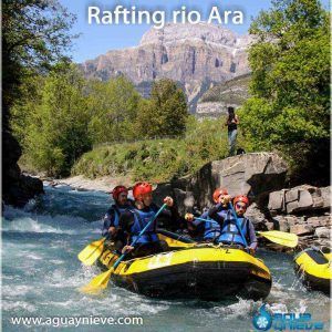 rafting rio ara torla broto en el rapido del ven ven del rafting rio ara