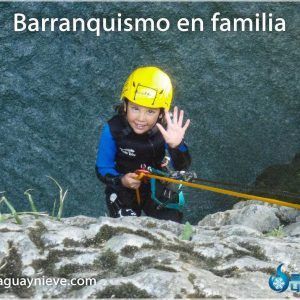 barranquismo en familia en el Viandico barranquismo en familia en el Viandico