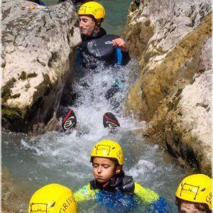 barranquismo en familia en el Viandico barranquismo en familia en el Viandico