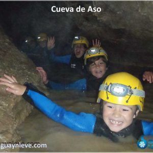 cueva de Aso Actividades de aventura en familia