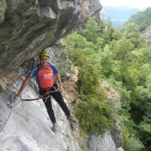 Via Ferrata Escarrilla en el Valle de Tena Via Ferrata Escarrilla en el Valle de Tena