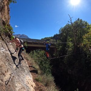 Via Ferrata Escarrilla en el Valle de Tena Via Ferrata Escarrilla en el Valle de Tena